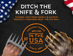 Bear Paws Meat Claws - Easily Shred, Pull, and Serve Pork, Chicken, Brisket, and Turkey