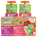 GoGo squeeZ Organic Applesauce and Fruit Puree Variety Pack