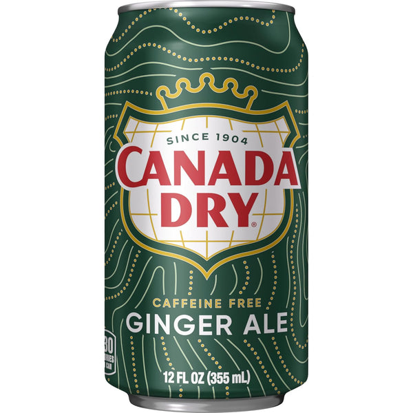 Canada Dry Ginger Ale Soda, 12 fl oz cans, 12 pack