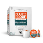 Bulletproof High Achiever Single-Serve Coffee Pods, 24 Count, Medium-Dark Roast