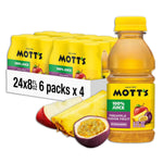 Mott's 100% Original Apple Juice, 8 Fl Oz Bottles, 24 Count (4 Packs Of 6), 2 Servings Of Fruit, 100% Fruit Juice, Gluten-free, Caffeine-free, Kosher, Contains No Artificial Colors Or Sweeteners