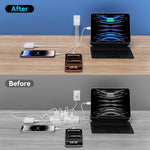 USB C Charger Block, 40W 4 Ports Type C Fast Phone Charging Blocks Cube PD USBC Wall Plug+QC 3.0 USB A Charger Brick Box Power for iPhone 17/16/15/14/13/12 Pro Max, iPad, Samsung Galaxy, Pixel, 2Pack