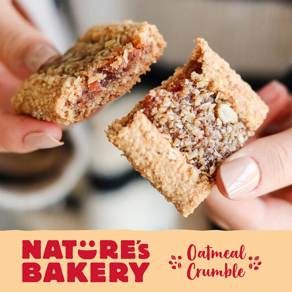 Nature's Bakery Oatmeal Crumble Bars, Strawberry, Real Fruit, Vegan, Non-GMO, 6 Boxes With 6 Packs, 36 Count