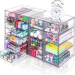 Acrylic Organizer with 20 Drawers for Office and Craft Storage