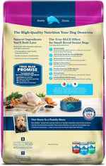 Blue Buffalo Life Protection Formula Small Breed Senior Dry Dog Food, 5-lb Bag, Chicken & Brown Rice Recipe, No Corn, Wheat, or Soy