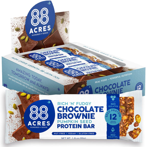 88 Acres Banana Bread High Protein Bars 9 Pack
