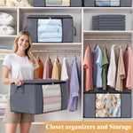 6 pack storage bags for clothes and blanket organization