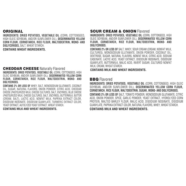 Pringles Potato Crisps Chips Variety Pack Snack Stacks Lunch Snacks