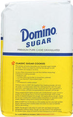 domino sugar granulated, 64 oz, premium pure cane sugar, free-flowing, all-purpose, high-quality