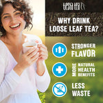 Maui Mango Loose Leaf Herbal Tea Blend for Hot or Iced Brewing
