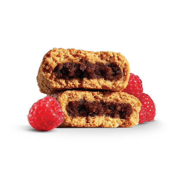 Nature's Bakery Whole Wheat Fig Bars, Raspberry, Real Fruit, Vegan, Non-GMO, Snack bar, 12 twin packs