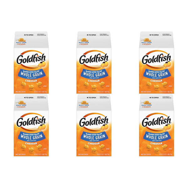 Goldfish Cheddar Cheese Crackers 27.3 Oz Carton