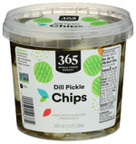 365 by Whole Foods Market Dill Pickle Chips, 24 FZ, Non-GMO, Vegan, Crunchy Snack Food