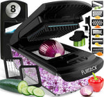 Fullstar The Original Pro Chopper - Vegetable Chopper and Spiralizer, Food Chopper with Container, Fruit Slicer, Kitchen Gadgets & Accessories, Home Essentials (4 in 1, White)