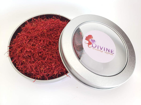 Divine Saffron Threads - Pure Red Saffron from Afghanistan - 1g - Award Winning for Cooking & Wellness