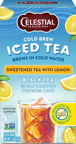 Celestial Seasonings Cold Brew Red, White & Blueberry Iced Tea Bags, 18 Count, Non-GMO