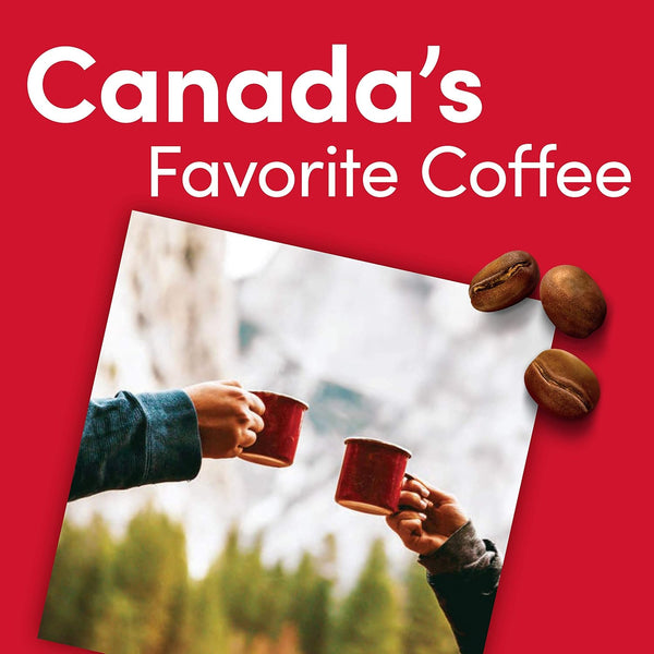 Tim Hortons Original Blend, Medium Roast Ground Coffee, 48 Oz Canister