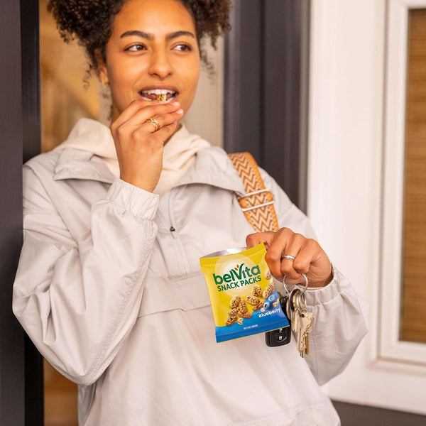 belVita Bites Breakfast Biscuits Variety Pack, 40 Snack Packs, 3 Flavors