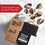 San Francisco Bay Dark Roast French Roast 80 ct single serve coffee pods commercially compostable k cup compatible