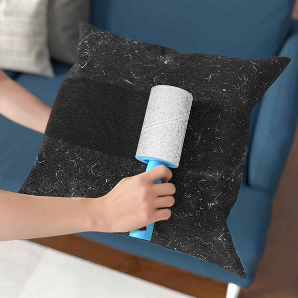 Extra sticky lint roller mega value set 400 sheets for pet hair removal dog and cat lint remover for clothes furniture carpet