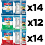 Ruffles Potato Chips Variety Pack, 40 Count, Assorted Flavors