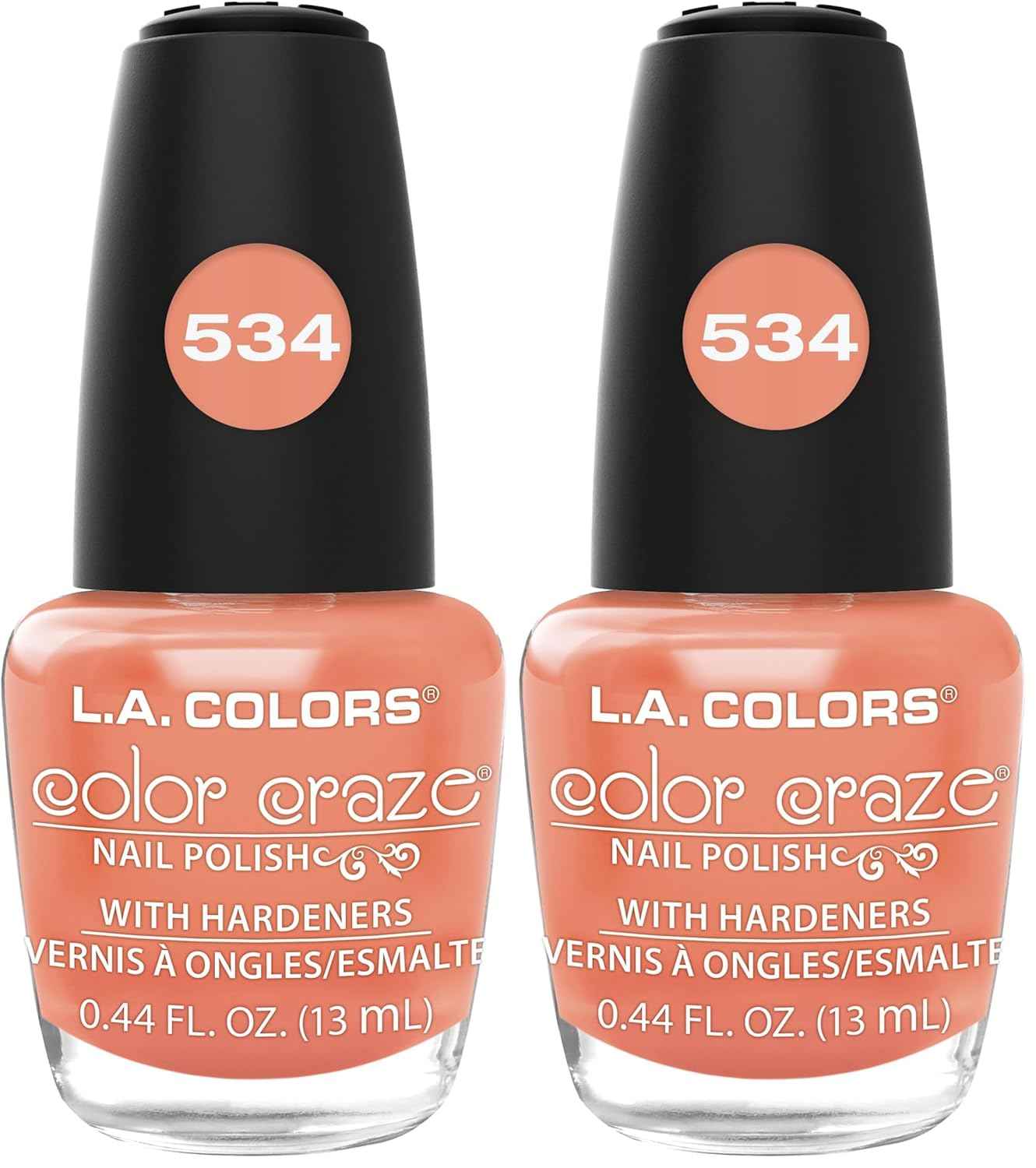 L.A. COLORS Color Craze Nail Polish, Glitter Bomb CNP543