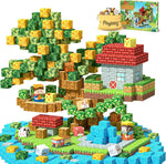 Payleeg Magnetic Blocks, Forest Animals Magnet World Set, Magnetic Building Cubes for Boys Girls Age 4-8, 5-7, 8-12, STEM Montessori Sensory Toys for 3+ Toddlers, Travel Outdoor Toy Gifts for Kids