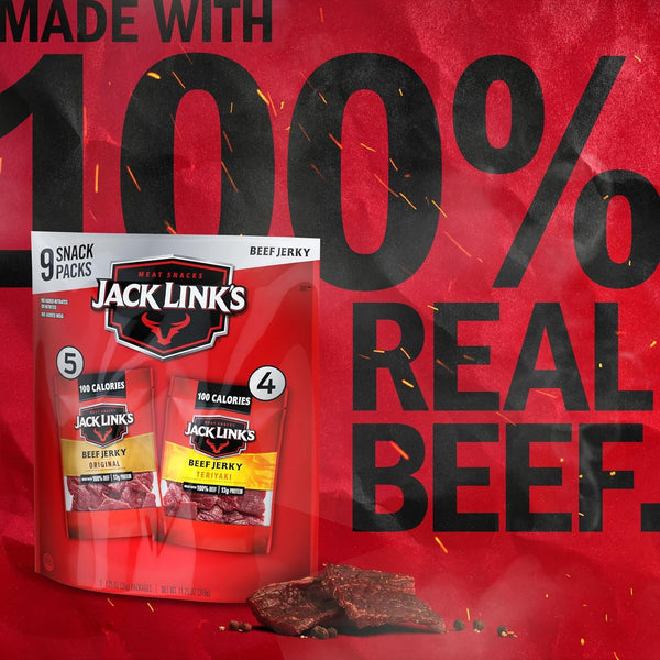 Jack Link's Beef Jerky Variety Pack with Original and Teriyaki Flavors