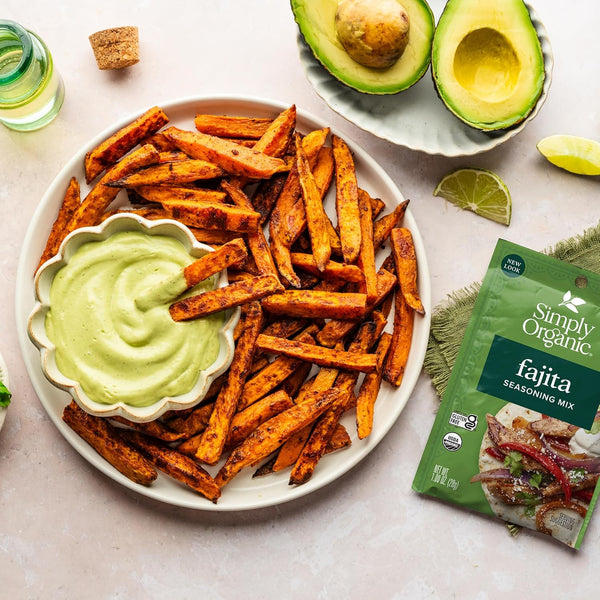 Simply Organic Gluten-Free Certified Organic Chicken Fajita Seasoning 1.13 Ounce Pack of 1