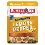 Bumble Bee Spicy Thai Chili Seasoned Tuna Pouch - Wild Caught, Ready to Eat, 15g Protein per Serving, 2.5 oz Packet (Pack of 12)
