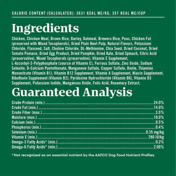 nutro natural choice adult dry dog food, chicken & brown rice recipe, 30 lb bag, supports healthy skin and coat
