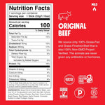 Chomps Grass-Fed Beef Jerky Snack Sticks 10-Pack, 10g Protein, Gluten-Free, Zero Sugar