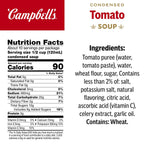 Campbell's Condensed Tomato Soup, 10.75 Ounce Cans, Non-BPA, Pack of 4, Farm-Grown Tomatoes