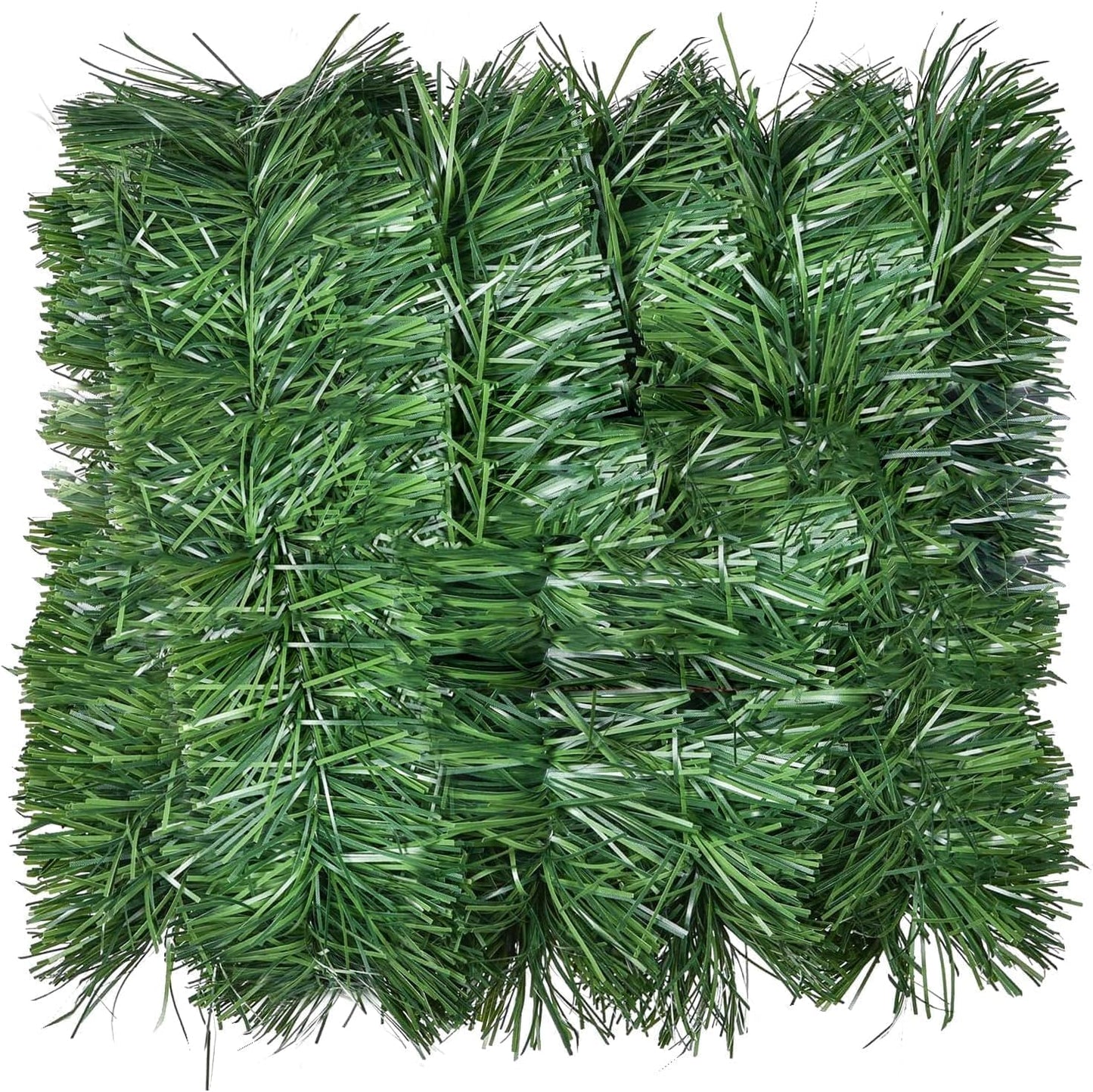 Christmas Garland, Artificial Non-Lit Soft Green Garlands 50FT Classic Christmas Greenery Garland Festive Home Decor for Indoor or Outdoor Use