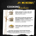 LA MODERNA 16 oz Durum Wheat Semolina Pasta, Enriched with Iron & B Vitamins, Non-GMO, Kosher, Everyday Pantry Essential
