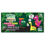GoGo squeeZ No Sugar Added Fruit & veggieZ Applesauce and Puree Variety Pack, 20 Pouches, 3.2 oz Each
