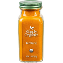 Simply Organic 2.38 Oz Ground Turmeric Root, USDA Certified Organic, Non-GMO, Gluten-Free