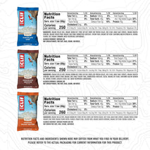 CLIF BAR Variety Pack Energy Bars 16 Pack Non-GMO Organic Oats