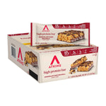 Atkins Chocolate Chip Granola Protein Bar, 12 Count, High Fiber, Low Sugar, 17g Protein
