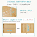 12 Pack Drawer Dividers for Clothes and Storage