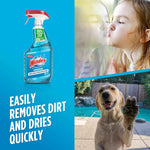 Windex Glass and Window Cleaner Spray Bottle, Packaging Designed to Prevent Leakage and Breaking, Surface Cleaning Spray, Original Blue Scent, 23 Fl Oz