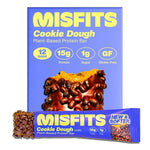 Misfits Protein Bar Variety Pack, 12-count, Multiple Flavors, Plant-based, Low Carb, Non-GMO, Gluten Free
