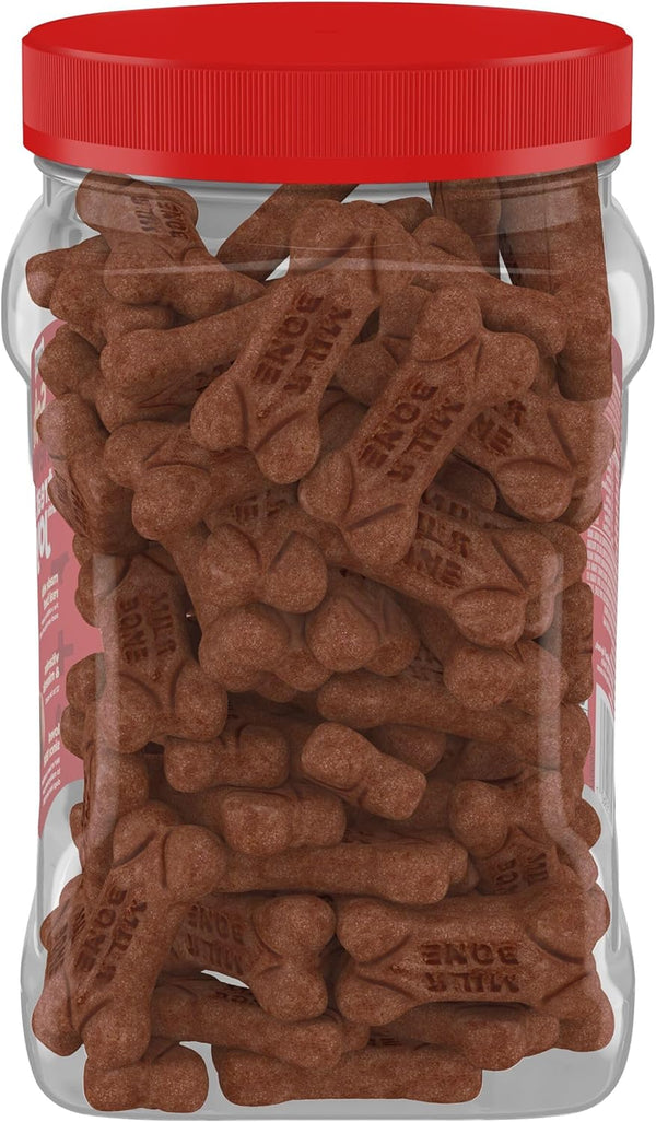 Milk-Bone Soft & Chewy Dog Treats, 25 Ounce, Beef & Filet Mignon Recipe, Made with Real Chuck Roast