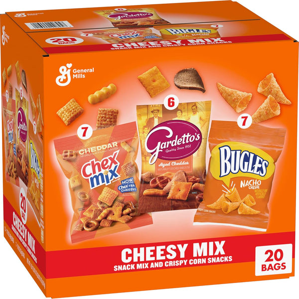 Classic Mix Snack Variety Pack with Bugles and Chex Mix