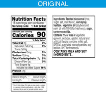 Rice Krispies Treats Original Marshmallow Snack Bars, 12.4oz Box (16 Bars) for Kids Lunch Snacks