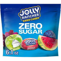 Jolly Rancher zero sugar assorted fruit flavored hard candy 6.1 oz bag