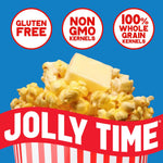 Jolly Time The Big Cheez Cheddar Cheese Microwave Popcorn 3.2oz Sharing Bag 3 Bags Per Carton