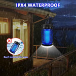 luojibie 2 in 1 outdoor bug zapper with led light mosquito killer