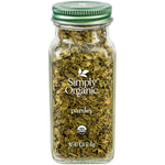 Simply Organic Italian Parsley Organic Flakes 0.26-Ounce Jar Kosher Fresh Green-Leafy Taste