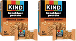 KIND Breakfast Protein Bars, Dark Chocolate Cocoa, Gluten Free, Low Sodium, 6 Count